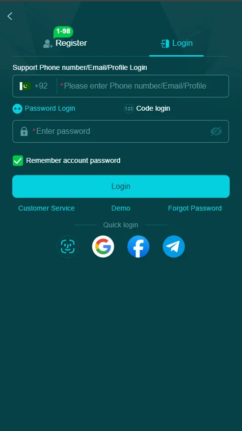 HH98 Login